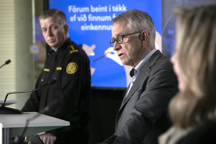 Þórólfur Guðnason sóttvarnalæknir ræddi um fundinum í dag.
