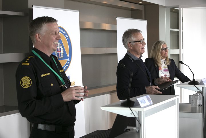 af fundi 5. ágúst 2020 Víðir Þórólfur og Alma