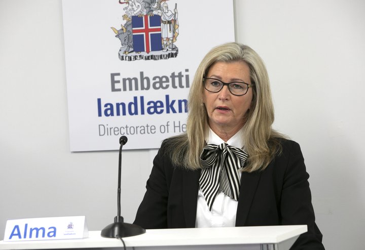 Alma Möller landlæknir.