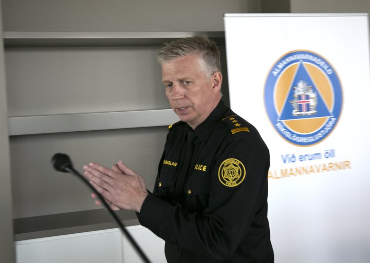 Víðir Reynisson, yfirlögregluþjónn hjá almannavarnadeild ríkislögreglustjóra.