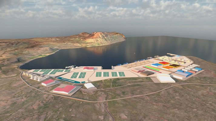 Kínverjar hafa haft áhuga á áform um uppbyggingu gríðarstórrar hafnar í Finnafirði hjá Langanesi. Mynd: Efla