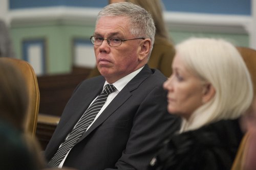 Vilhjálmur Bjarnason, þingmaður Sjálfstæðisflokksins, var einn þeirra sem unnu að undirbúningi hópmálsóknarinnar.