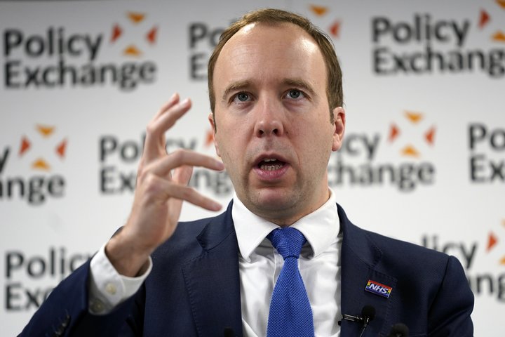 Matt Hancock var heilbrigðisráðherra Bretlands frá 2018-2021. Nú ætlar hann út í óbyggðir Ástralíu.