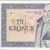 Í byrjun árs 1981 varð gjaldmiðilsbreyting á Íslandi og nýir peningaseðlar voru gefnir út, þar á meðal 10 krónu seðillinn.