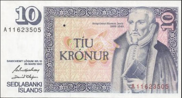 Í byrjun árs 1981 varð gjaldmiðilsbreyting á Íslandi og nýir peningaseðlar voru gefnir út, þar á meðal 10 krónu seðillinn.
