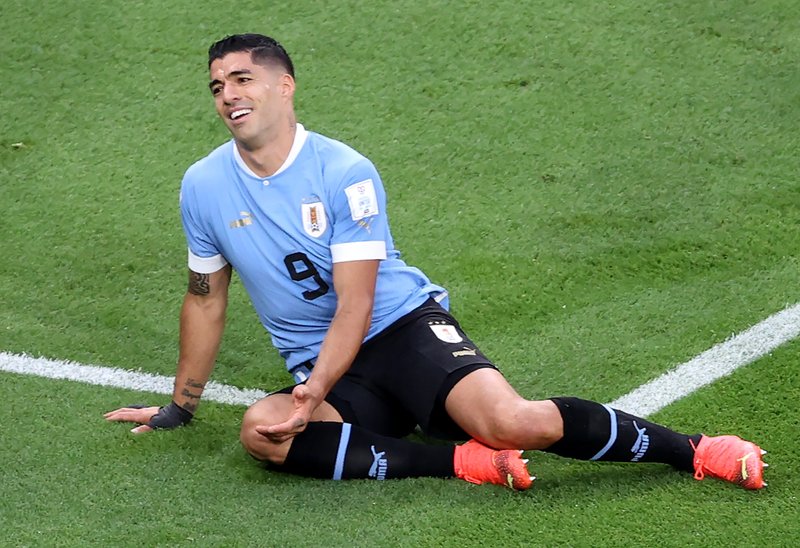 Luis Suárez, leikmaður Úrúgvæ. Mynd: EPA