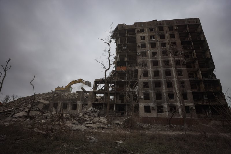 Mariupol er ein þeirra borga sem harðast hafa verið leiknar af árásarliði Rússa. Mynd: EPA