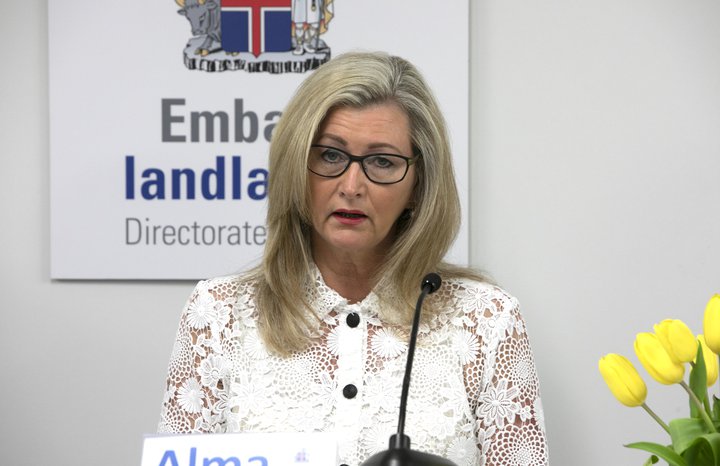 Alma Möller landlæknir.