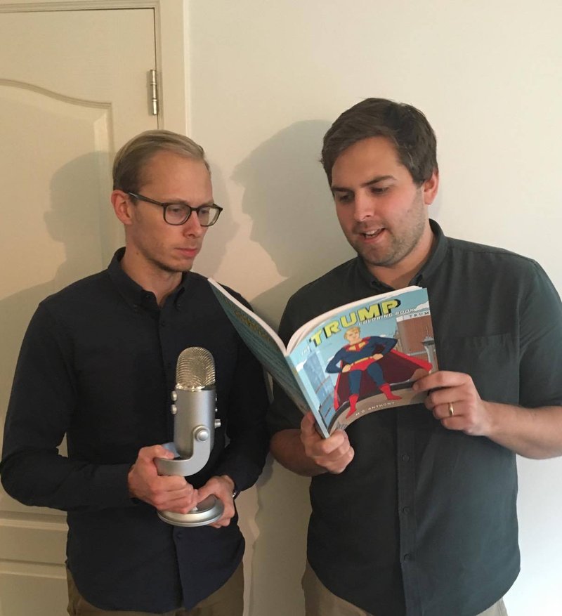 Hallgrímur og Hjalti Geir fara yfir málin.