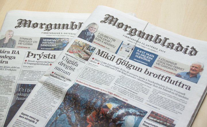 Eyþór Arnalds á nú 26,6 prósent í útgáfufélagi Morgunblaðsins.