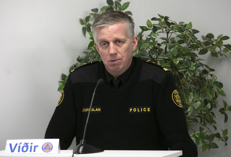 Víðir Reynisson yfirlögregluþjónn. Mynd: Lögreglan