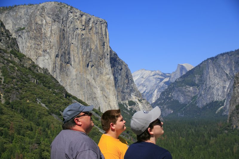 Yosemite-þjóðgarðurinn er vinsæll ferðamannastaður í Bandaríkjunum. (Mynd: Birgir Þór)
