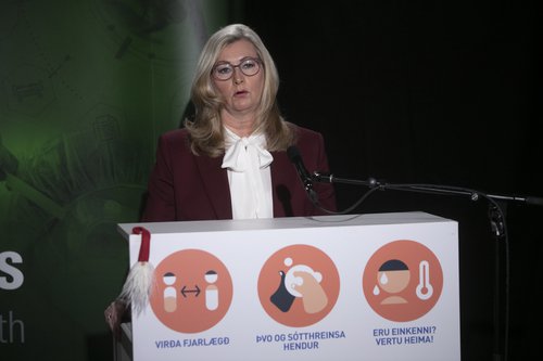 Alma Möller landlæknir. Mynd: Lögreglan