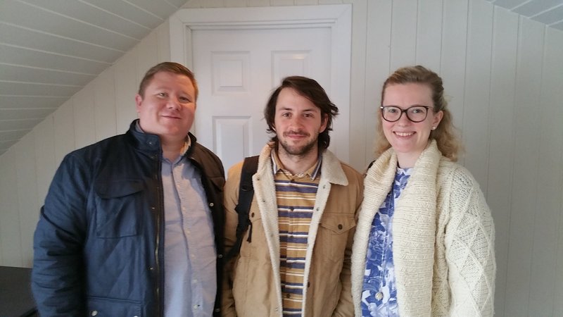 Gunnlaugur Reynir, Egill Moran og Helga.