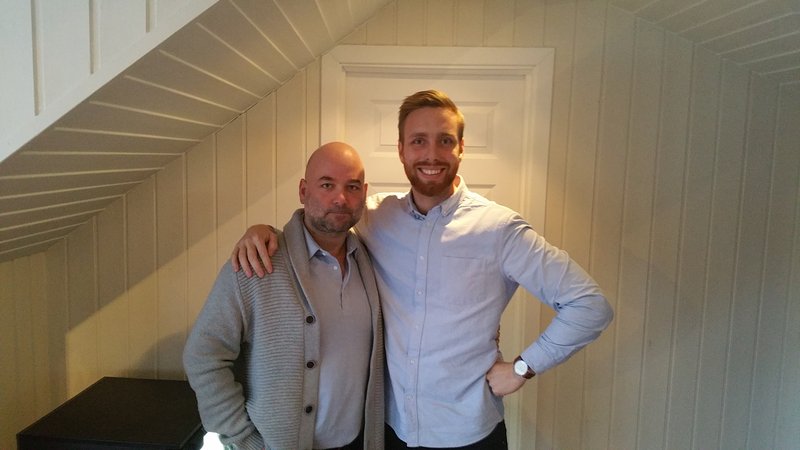 Bjarki Pétursson og Sigurður Svansson