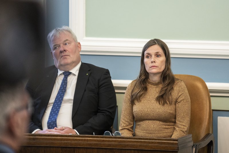 Sigurður Ingi Jóhannsson og Katrín Jakobsdóttir. Mynd: Eyþór Árnason