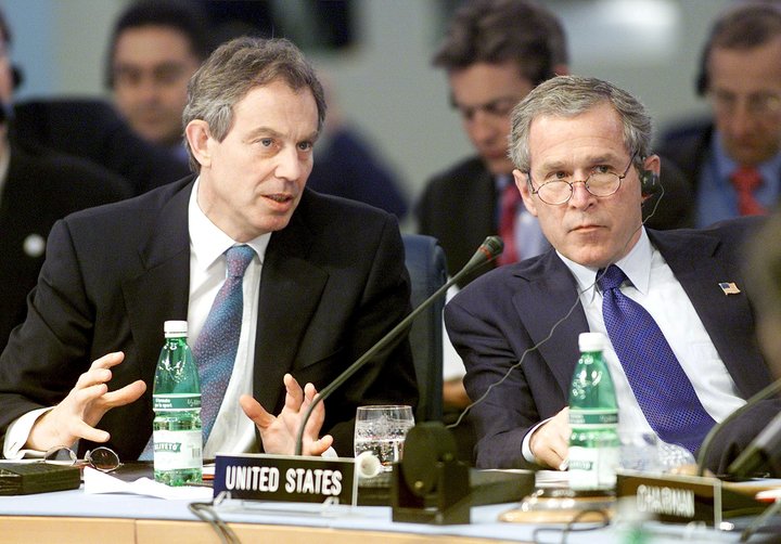 tony blair og george bush