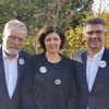 Oddvitar Miðflokksins á höfuðborgarsvæðinu. Þorsteinn Sæmundsson, Guðfinna Jóhanna Guðmundsdóttir og Gunnar Bragi Sveinsson.