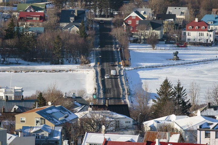 Reykjavík hús fasteignir bílar