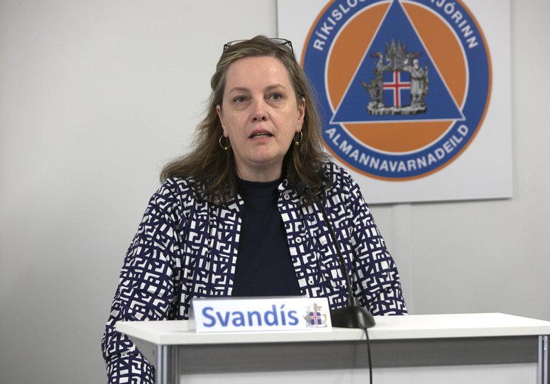 Svandís Svavarsdóttir fór yfir það sem uppúr stendur af upplýsingafundunum. Mynd: Lögreglan