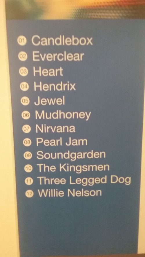 Fundarherbergin í starfsstöð NetApp í Belleveu heita eftir hljómsveitarnöfnum frá Seattle. Viðtalið var tekið í Soundgarden herberginu.