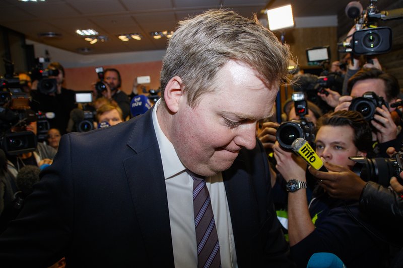 Sigmundur Davíð Gunnlaugsson var í kastljósi erlendra fjölmiðla í síðustu viku. Mynd: Birgir.