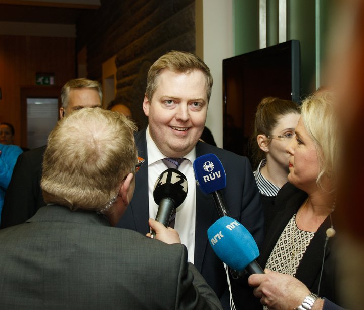 Sigmundur Davíð Guðlaugsson, formaður Miðflokksins.