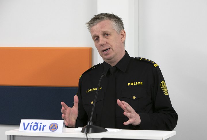 Víðir Reynisson, yfirlögregluþjónn hjá almannavarnadeild ríkislögreglustjóra.