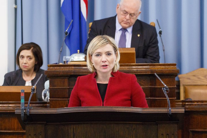 Lilja Alfreðsdóttir utanríkisráðherra.