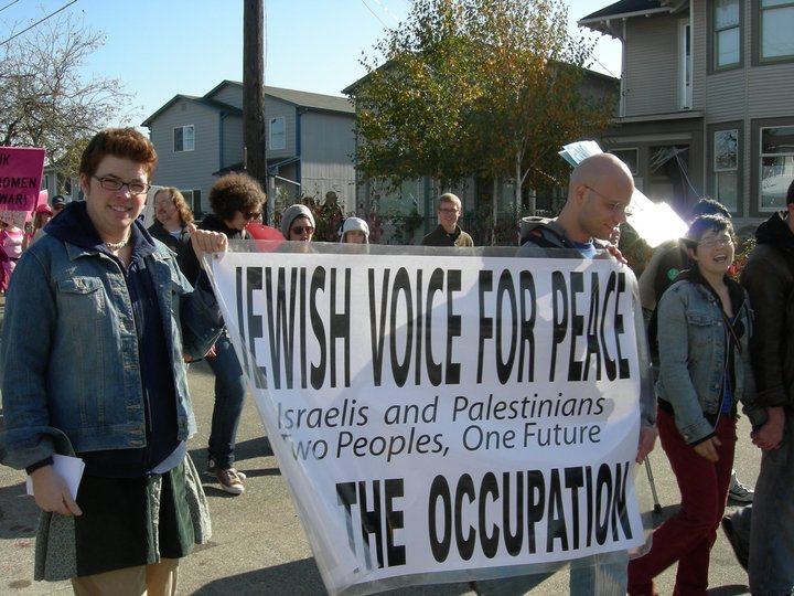 Jewish voice for peace mótmæla í Seattle árið 2007.