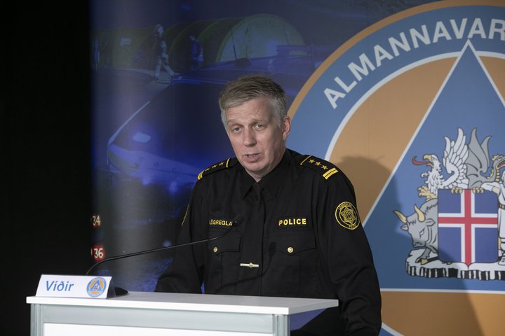 Víðir Reynisson, yfirlögregluþjónn hjá almannavarnadeild ríkislögreglustjóra.