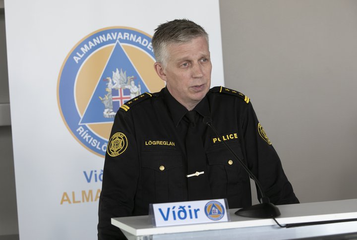 Víðir Reynisson, yfirlögregluþjónn hjá almannavarnadeild ríkislögreglustjóra.