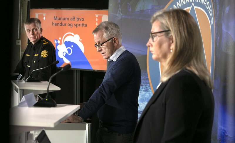 Traust á yfirvöldum er lykilþáttur þegar kemur að bólusetningarvilja, samkvæmt dönsku rannsókninni. Íslendingar hafa treyst þríeykinu Víði, Þórólfi og Ölmu vel í þessum faraldri. Mynd: Almannavarnir.