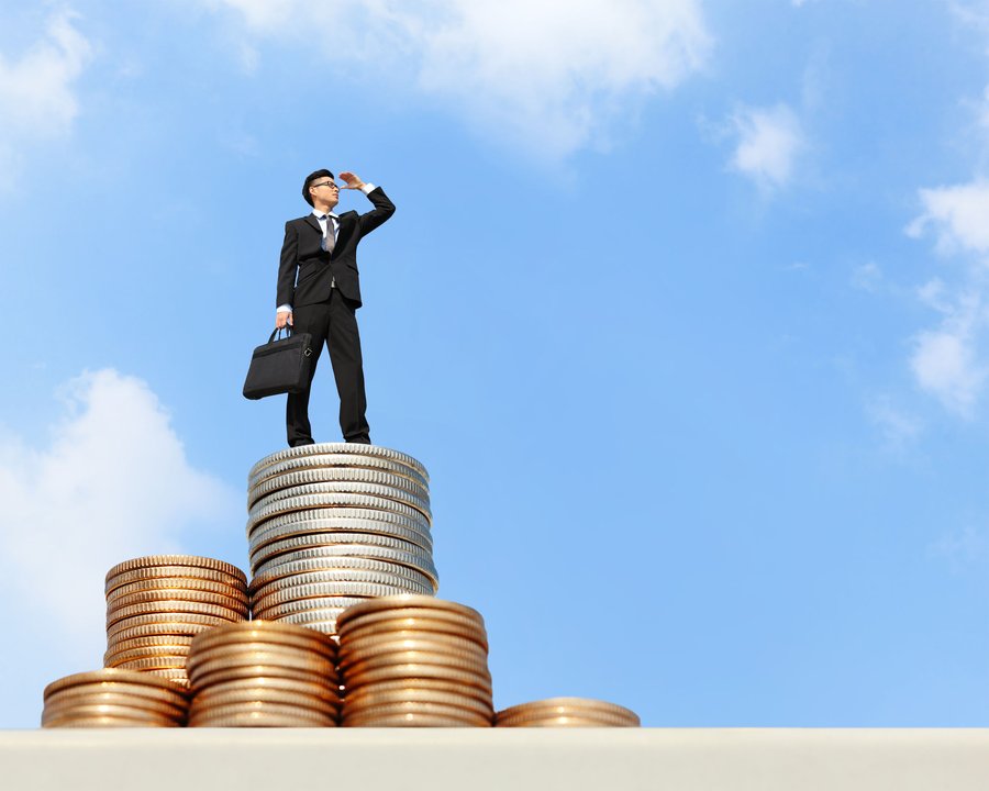 Ríkur maður peningar