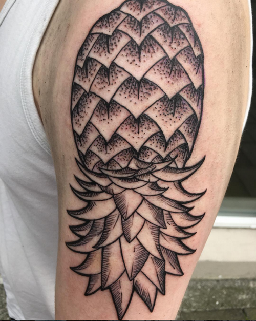 Húðflúr eftir Emiliu.