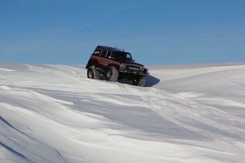 „Ef náttúran á að fá að njóta vafans þá er það betur gert með því að leyfa hálendinu að vera afskekkt, torsótt og fáfarið,“ segir í umsögn Ferðaklúbbsins 4x4. Mynd af vef Ferðaklúbbsins 4x4