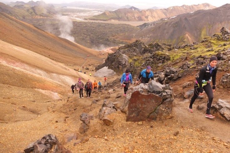 Laugavegshlaupið Mynd: www.marathon.is