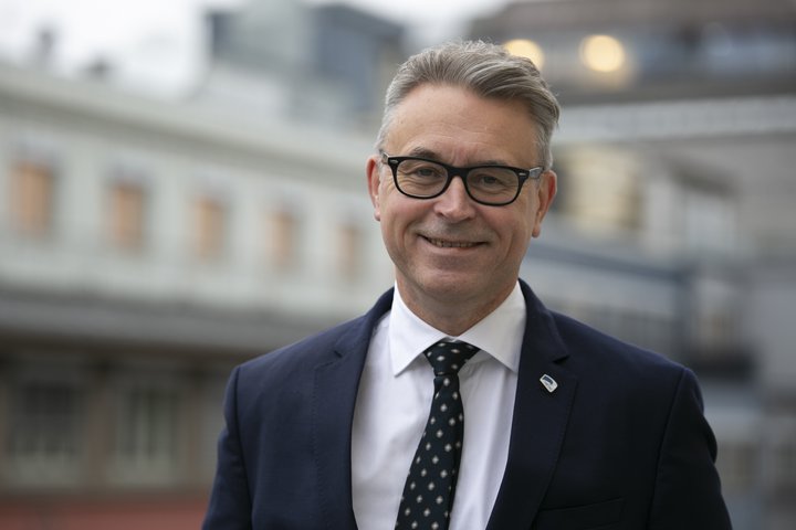 Odd Emil Ingebrigtsen, sjávarútvegsráðherra Noregs.