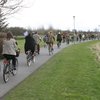 Ákveðin menning hefur skapast í kringum hjólreiðar á Íslandi. Þessi mynd er tekin á svokölluðu Tweed Ride Reykjavík í fyrra.