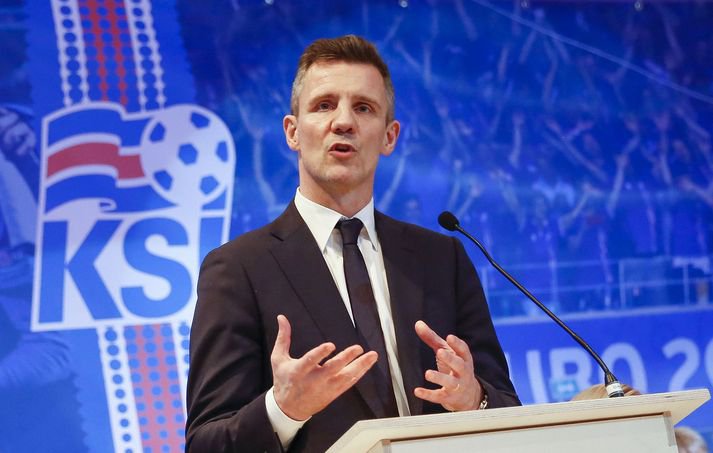 Guðni Bergsson er formaður KSÍ.