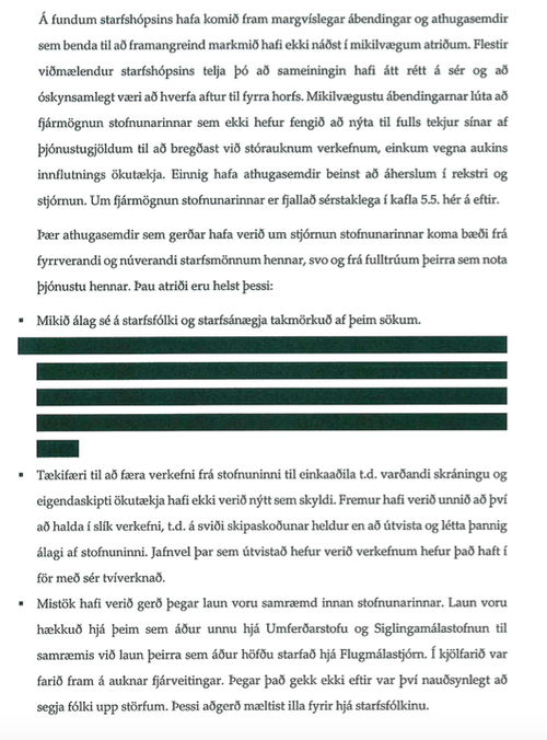 Áfangaskýrsla um Samgöngustofu.