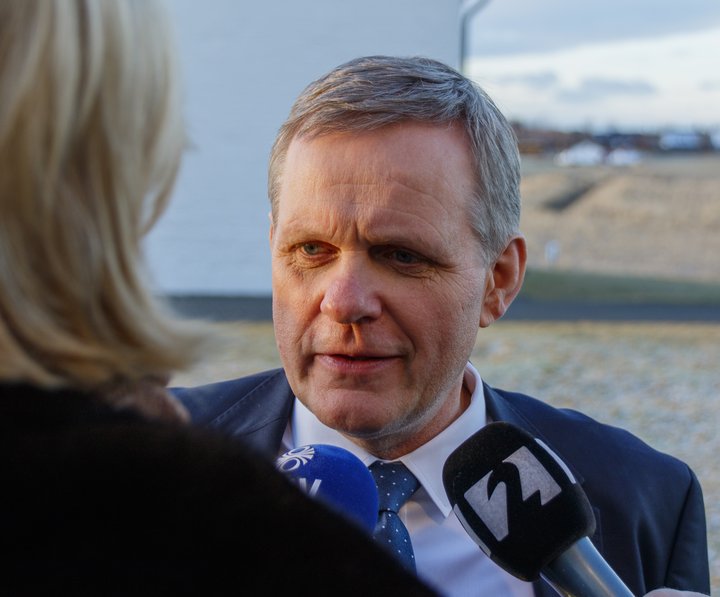 Jón Gunnarsson er dómsmálaráðherra.