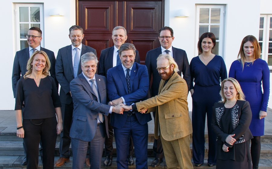 Mynd: Birgir Þór Ríkisstjórn Bjarna Benediktssonar