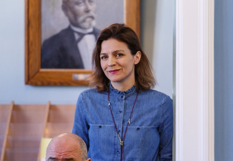 Rósa Björk Brynjólfsdóttir er annar þingmanna Vinstri grænna sem lögðust gegn stjórnarmyndunarviðræðum við Sjálfstæðisflokkinn. Hinn er Andrés Ingi Jónsson. Mynd: Birgir Þór Harðarson