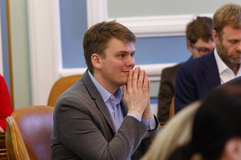 Andrés Ingi Jónsson, þingmaður Vinstri grænna.