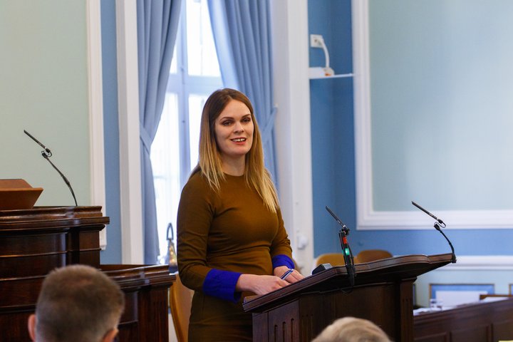 Björt ÓIafsdóttir, umhverfis- og auðlindaráðherra.