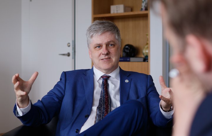 Benedikt Jóhannesson fjármálaráðherra.