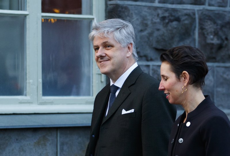 Benedikt Jóhannesson lagði fram minnisblað um framkvæmd Vaðlaheiðarganga á ríkisstjórnarfundi í morgun. MYND: Birgir Þór Harðarson