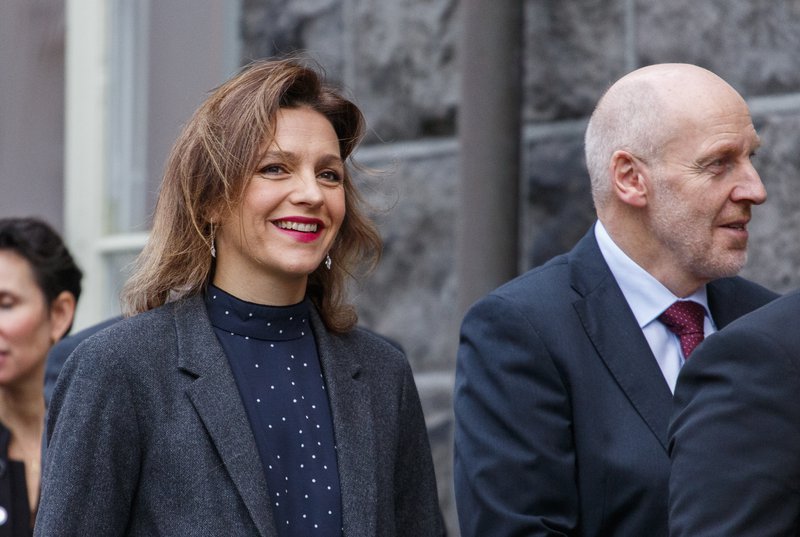 Rósa Björk Brynjólfsdóttir kaus gegn formennsku Jóns í nefndinni. Hún var eini stjórnarþingmaðurinn sem það gerði. Mynd: Birgir Þór Harðarson
