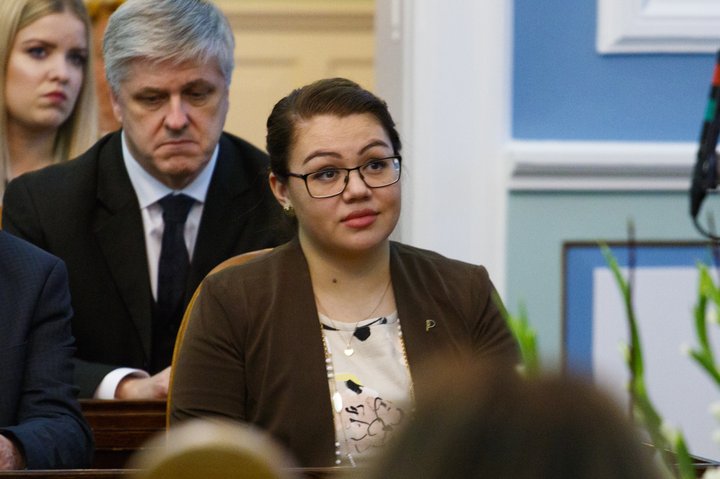 Eva Pandora Baldursdóttir, þingmaður Pírata og nefndarmaður í stjórnskipunar- og eftirlitsnefnd.